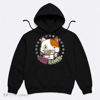 Neko Ramen Noodle Cat Hoodie