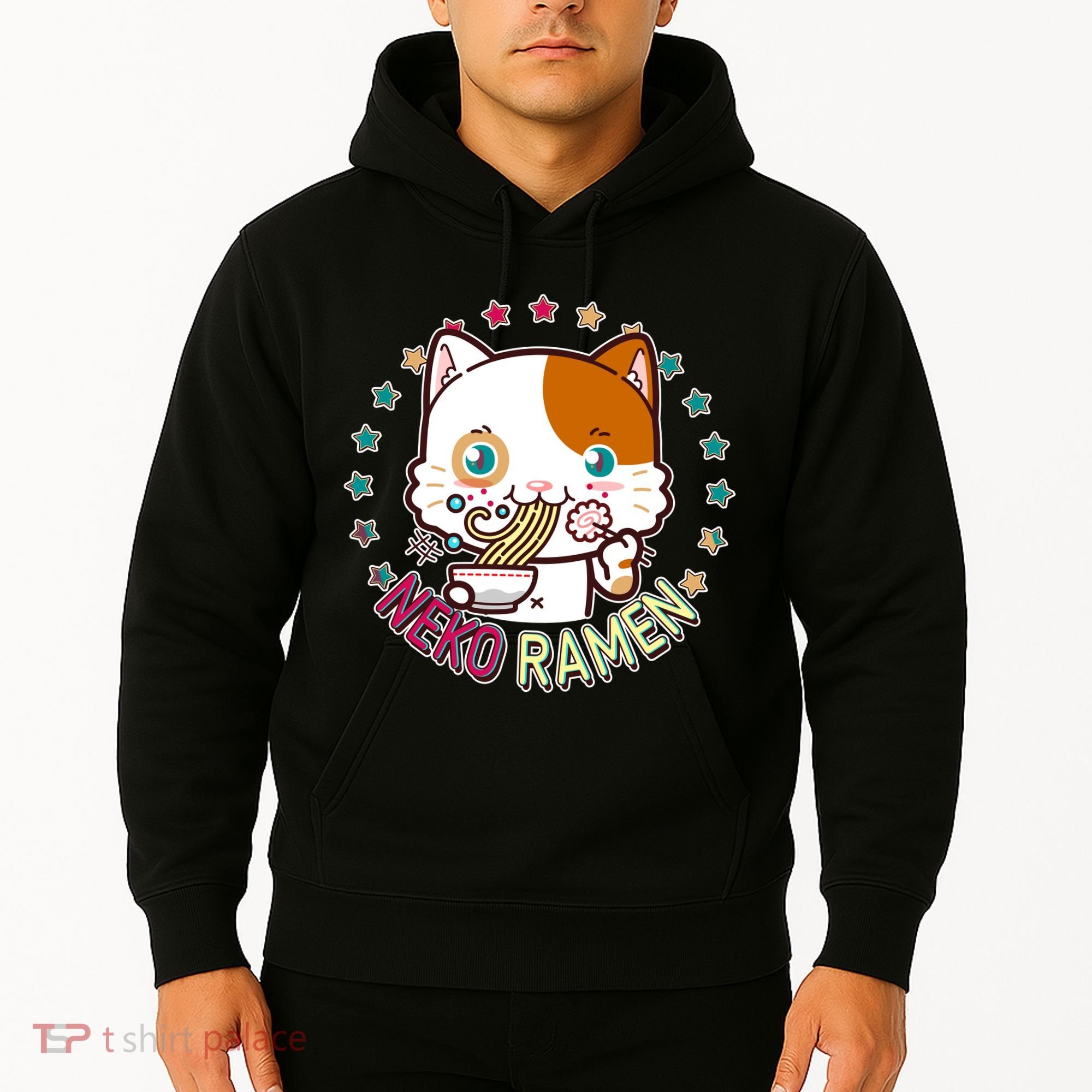 Neko Ramen Noodle Cat Hoodie