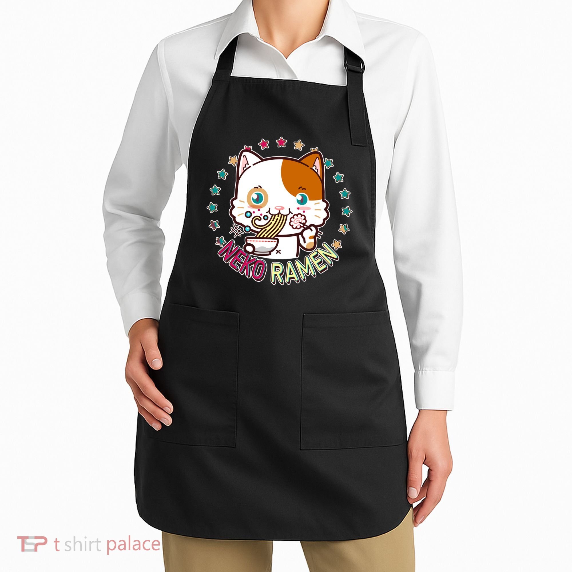 Neko Ramen Noodle Cat Apron