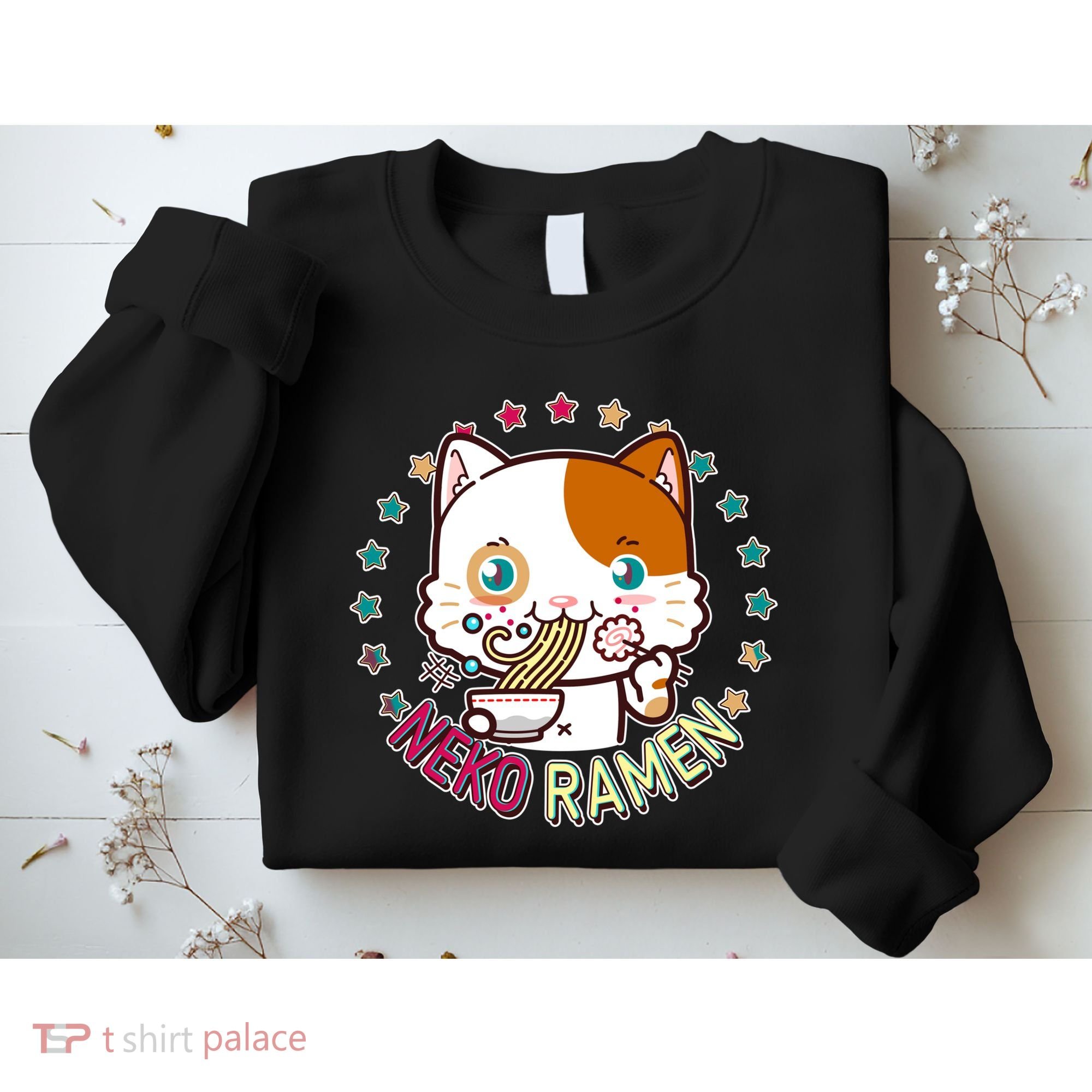 Neko Ramen Noodle Cat Sweatshirt