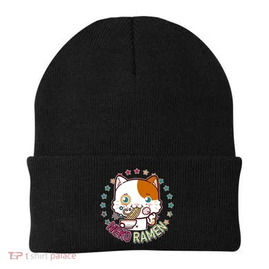 Neko Ramen Noodle Cat Beanie
