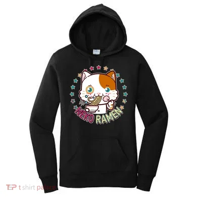 Neko Ramen Noodle Cat Women's Hoodie