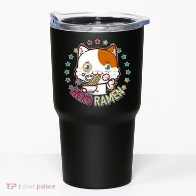 Neko Ramen Noodle Cat Tumbler