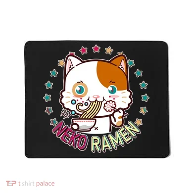 Neko Ramen Noodle Cat Mousepad