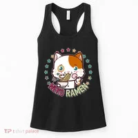 Neko Ramen Noodle Cat Women's Tank Top thumb 0