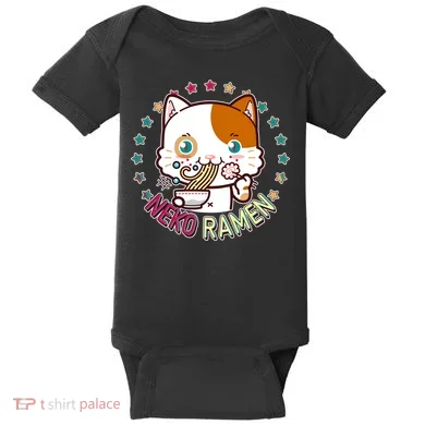 Neko Ramen Noodle Cat Baby Bodysuit