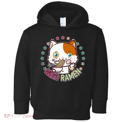 Neko Ramen Noodle Cat Toddler Hoodie