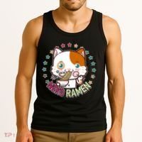 Neko Ramen Noodle Cat Tank Top thumb 3