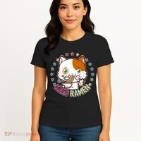 Neko Ramen Noodle Cat Women's T-Shirt thumb 4