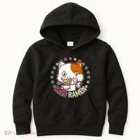 Neko Ramen Noodle Cat Kids Hoodie thumb 0