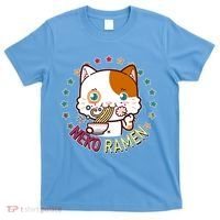 Neko Ramen Noodle Cat T-Shirt thumb 0