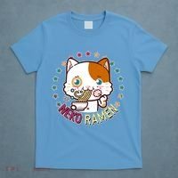 Neko Ramen Noodle Cat T-Shirt thumb 4