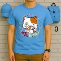 Neko Ramen Noodle Cat T-Shirt thumb 5