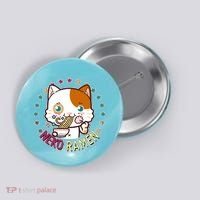 Neko Ramen Noodle Cat Button thumb 0