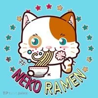 Neko Ramen Noodle Cat Kids Long Sleeve Shirt thumb 2