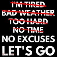 No Excuses Let's Go Gym Workout Sweatshirt thumb 3