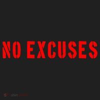 No Excuses Motivational Quote Tumbler thumb 3