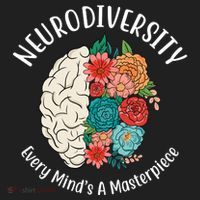 Neurodiversity Every Minds A Masterpiece Brain Floral Women's Sweatshirt thumb 2