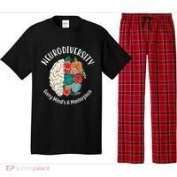Neurodiversity Every Minds A Masterpiece Brain Floral Pajama Set thumb 0