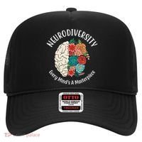 Neurodiversity Every Minds A Masterpiece Brain Floral Hat thumb 0