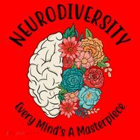 Neurodiversity Every Minds A Masterpiece Brain Floral Santa Hat thumb 1