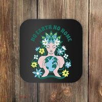 No Earth No Home Female Nature Coaster thumb 0