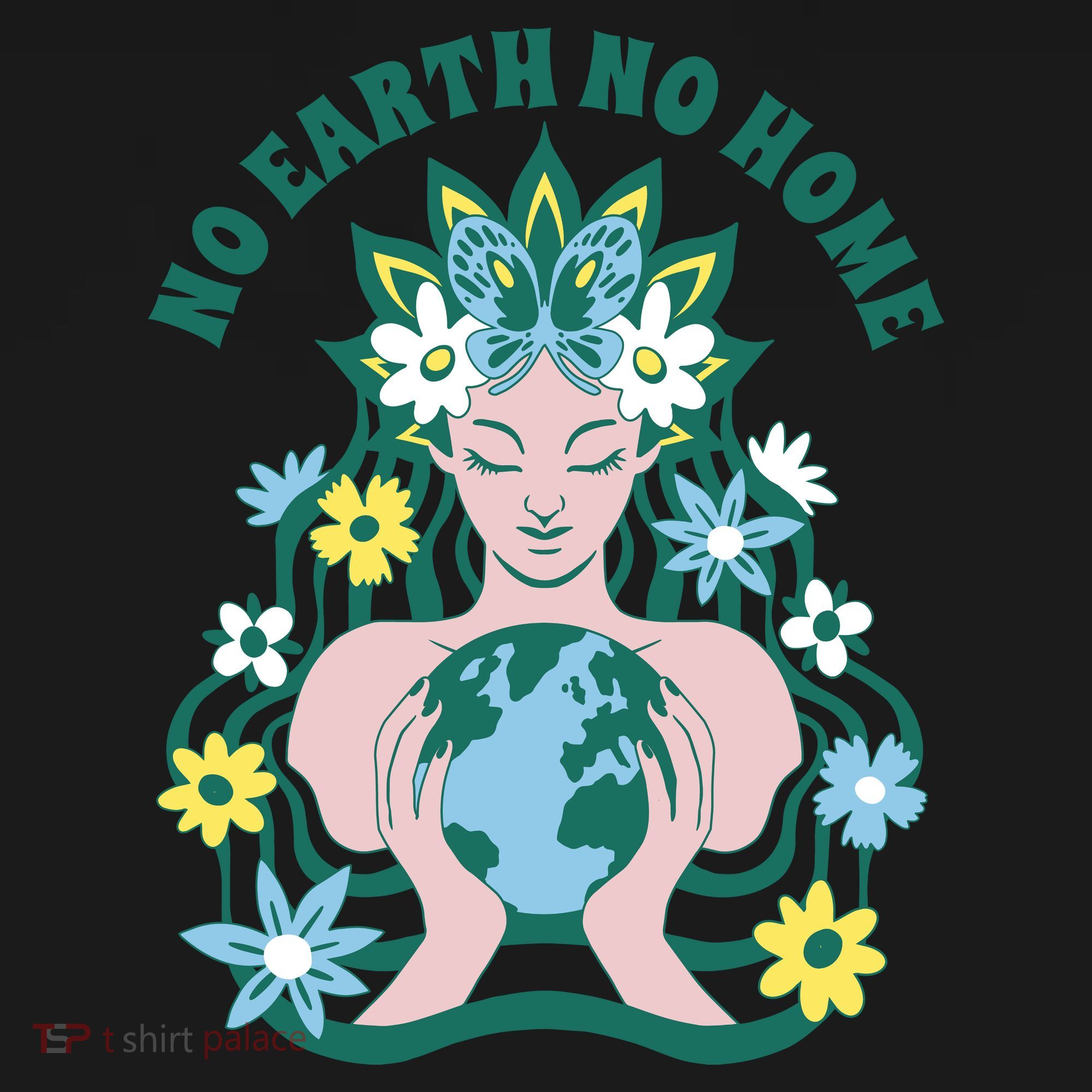 No Earth No Home Female Nature Tote Bag