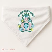 No Earth No Home Female Nature USA-Made Doggie Bandana thumb 0