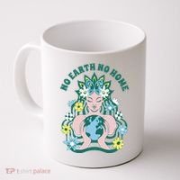 No Earth No Home Female Nature Coffee Mug thumb 0