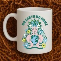 No Earth No Home Female Nature Coffee Mug thumb 2