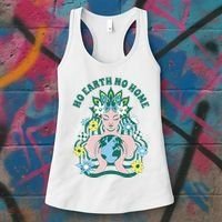 No Earth No Home Female Nature Women's Tank Top thumb 3