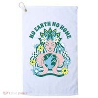 No Earth No Home Female Nature Golf Towel thumb 0