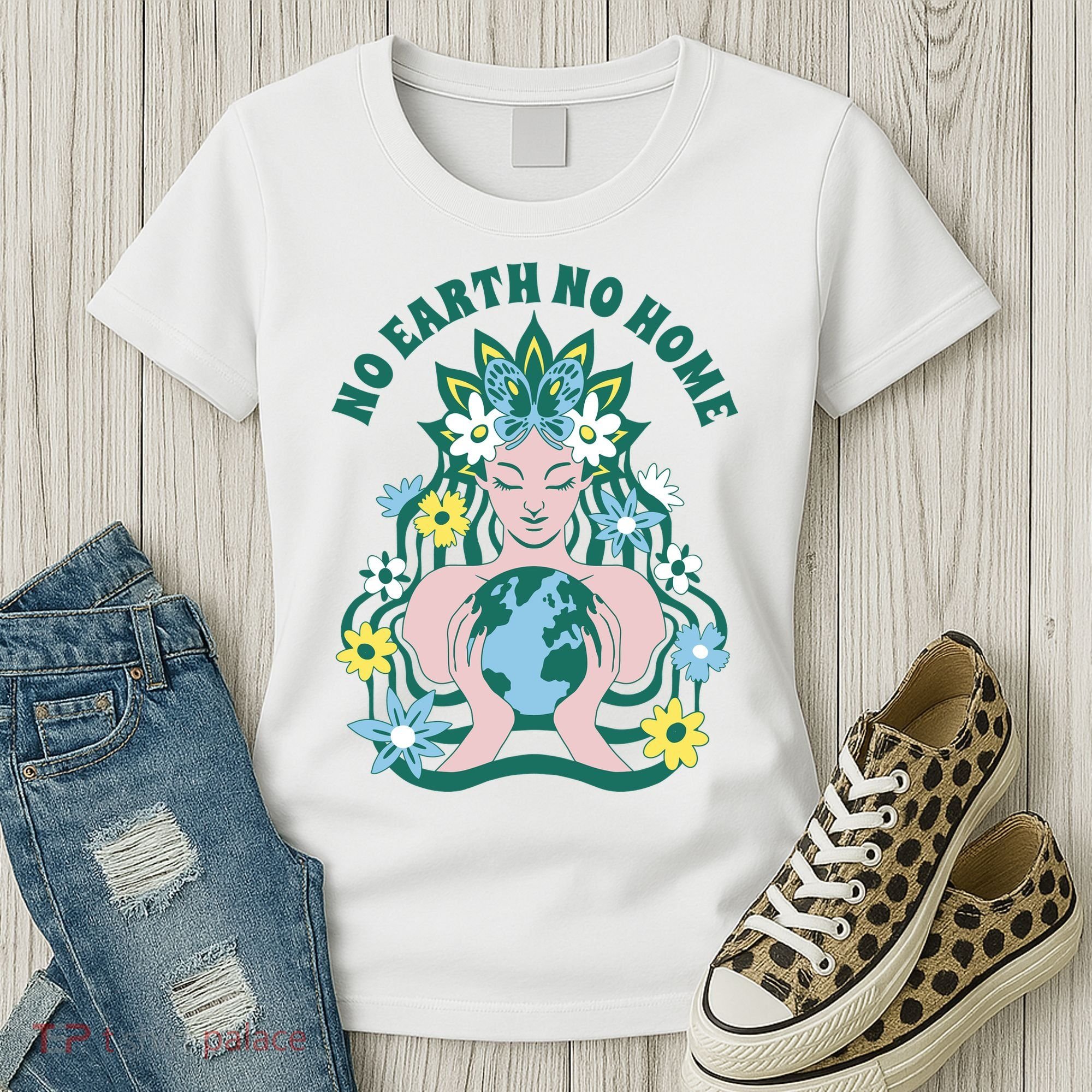 No Earth No Home Female Nature Women's T-Shirt