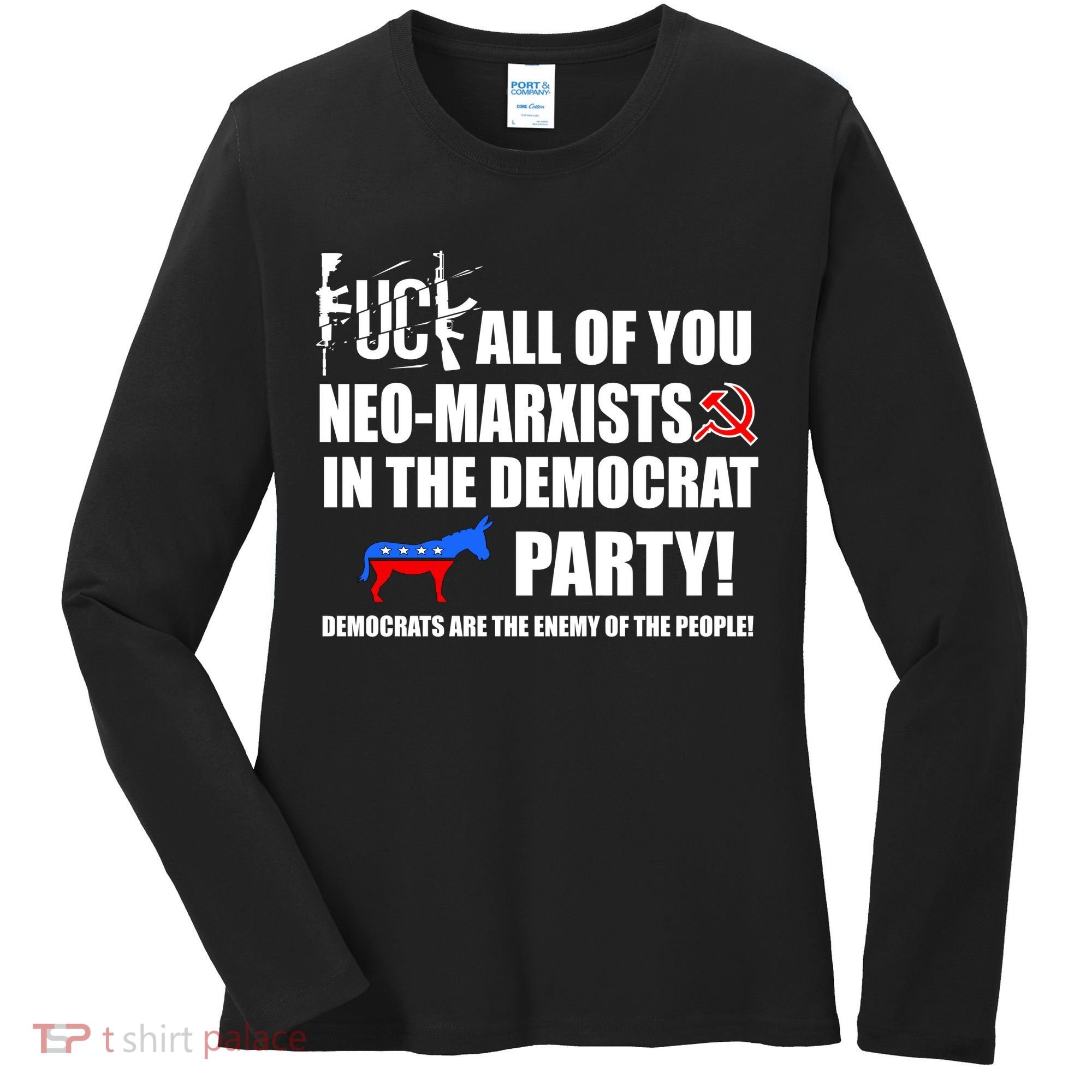 Neo Marxist Democrats Women's Long Sleeve Shirt