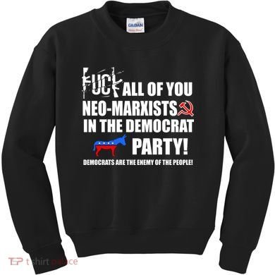 Neo Marxist Democrats Kids Sweatshirt