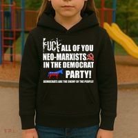 Neo Marxist Democrats Kids Hoodie thumb 3