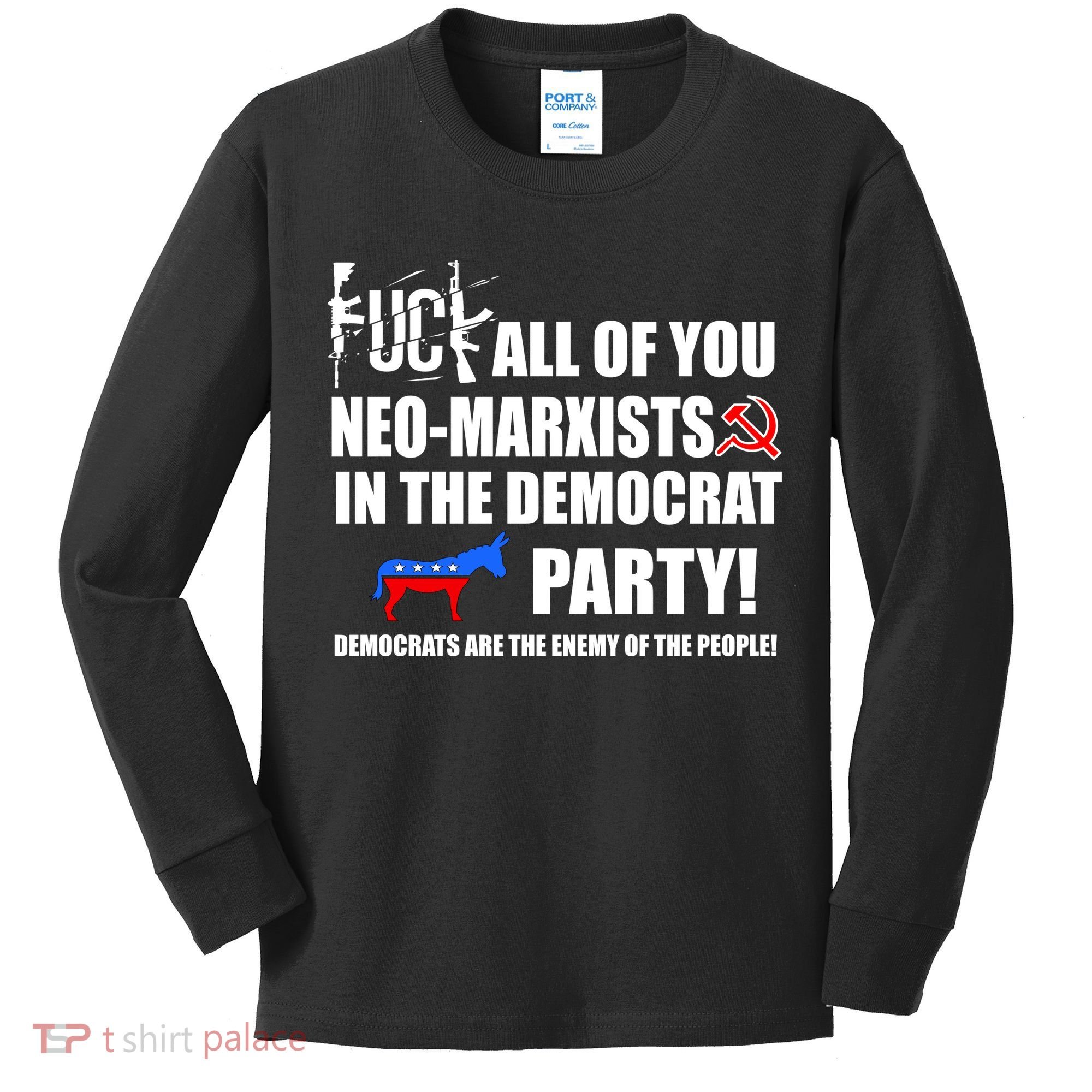 Neo Marxist Democrats Kids Long Sleeve Shirt