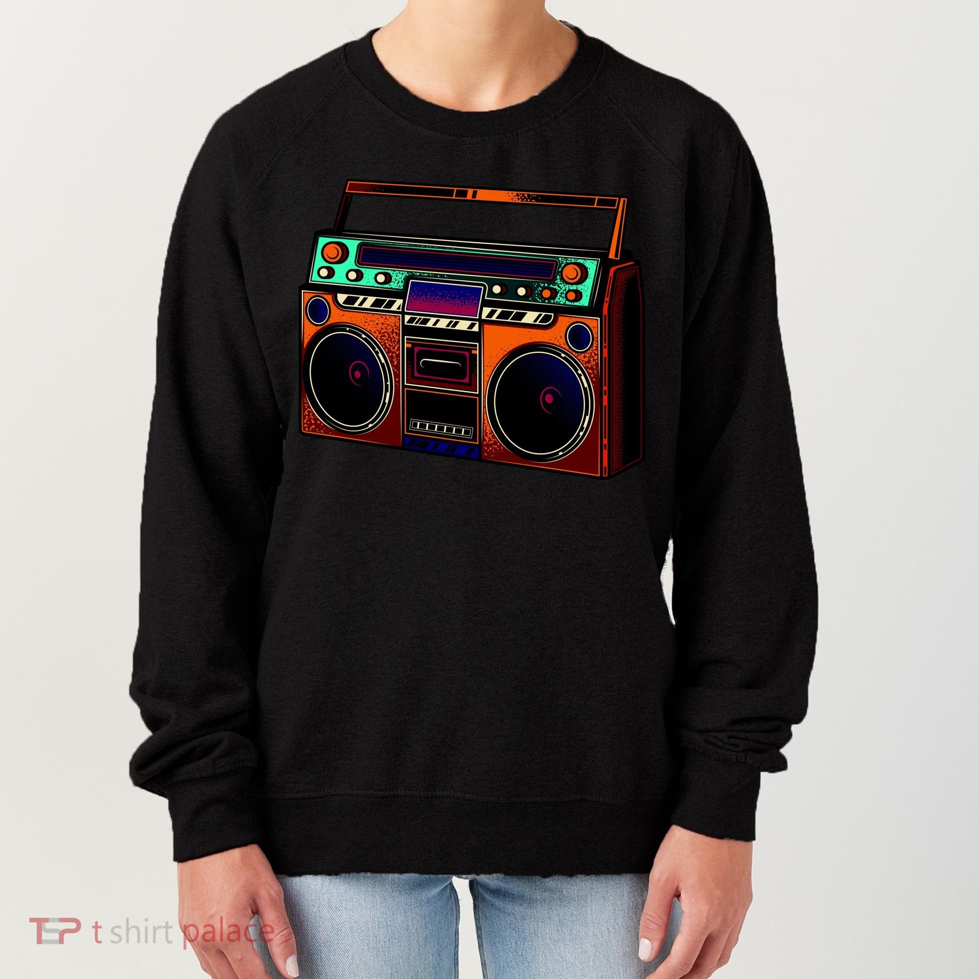 Neon Boombox Women's Sweatshirt