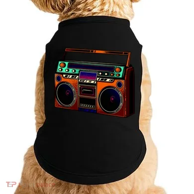 Neon Boombox Doggie Tank