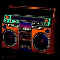 Neon Boombox T-Shirt thumb 7