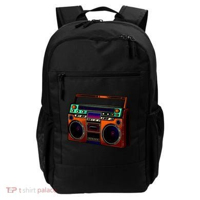 Neon Boombox Backpack