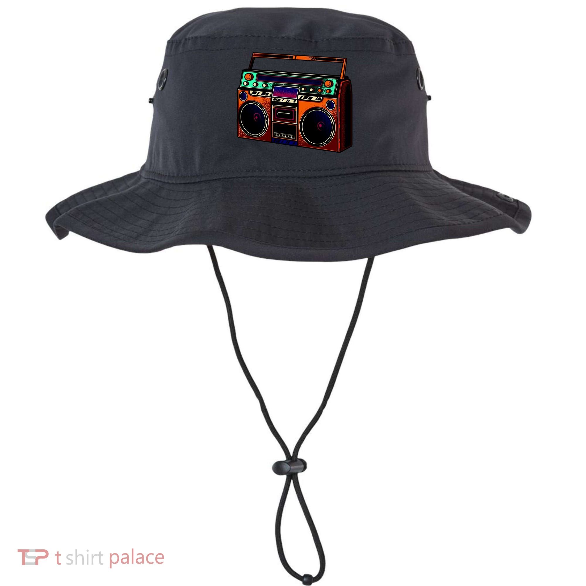Neon Boombox Bucket Hat