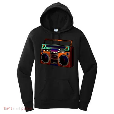 Neon Boombox Women's Hoodie
