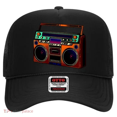 Neon Boombox Hat