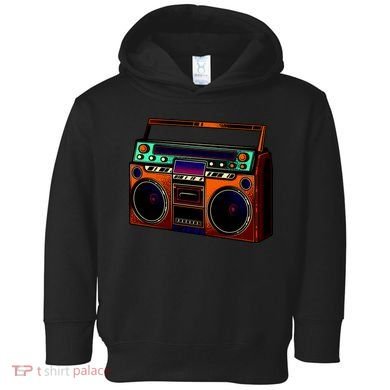 Neon Boombox Toddler Hoodie