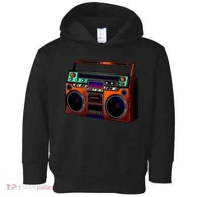 Neon Boombox Toddler Hoodie