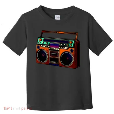 Neon Boombox Toddler T-Shirt