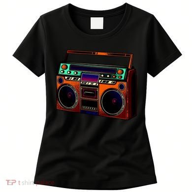 Neon Boombox Women's T-Shirt
