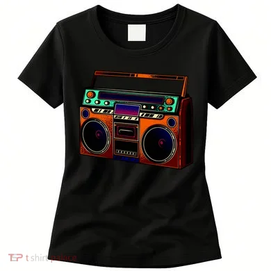 Neon Boombox Women's T-Shirt