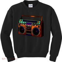 Neon Boombox Kids Sweatshirt thumb 0